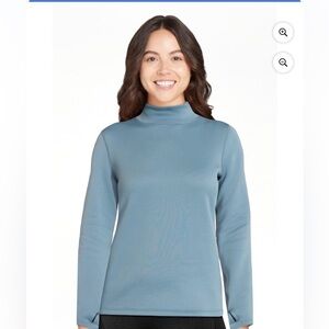 💜Ozark Trail Women's Thick Warmest Thermal Mock Neck “TOP ONLY “Size:Small